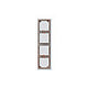 SIEDLE Rahmen-Türstation 4f UP ms Zink MR 611-4/1-0 99,5x399,5x17mm
