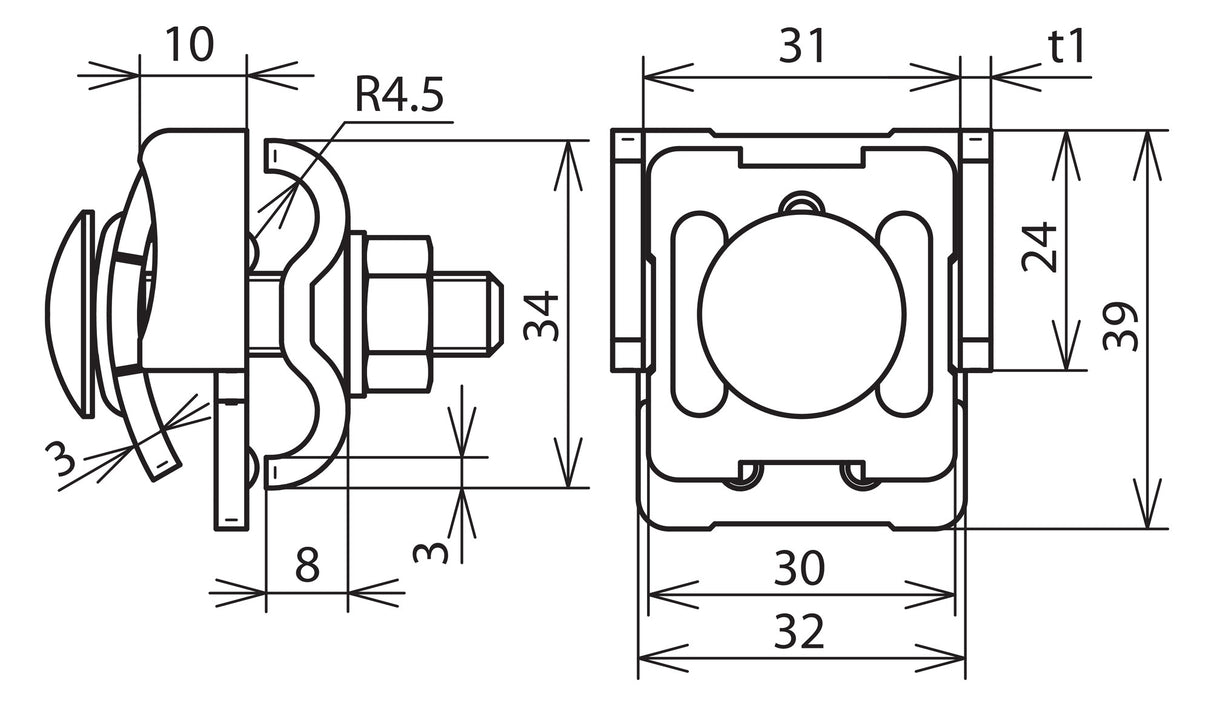 DEHN SE Falzklemme  8-10mm 0,7-8mm ST FK DUL 8.10 KBF0.7 8 STTZN f/vz