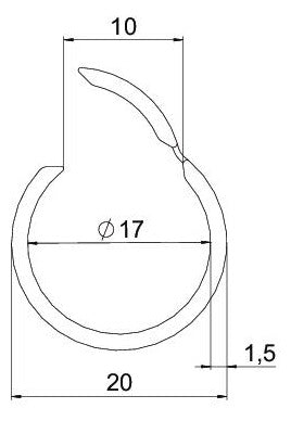 BETTERMANN Panzerrohr Kst PVC  20mm gr Quick-Pipe 2953 M20 LGR starr