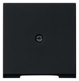 GIRA Zentralplatte sw Schraubbef System 55 0274005 ohne Beschriftungsfeld
