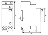 DOEPKE Stromstoßschalter 230VAC 1TE 16A RS 230-002 230V REG mech.Schalt