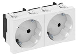 BETTERMANN Steckdose 2f rws mt GEB-K STD-D3S RW2 m.BS IP20