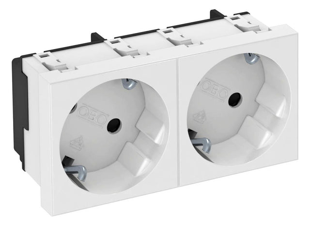 BETTERMANN Steckdose 2f rws mt GEB-K STD-D3S RW2 m.BS IP20