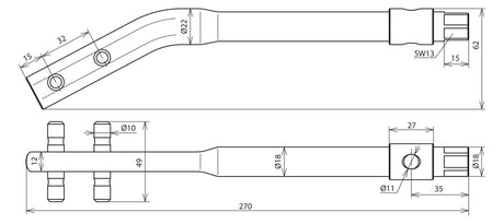 DEHN SE Richteisen ST RE GK 8.10 SW13 STBRUE