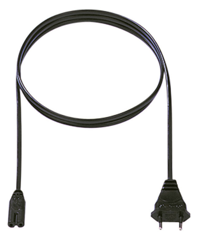 BACHMANN Netzanschlussleitung 1,5m 2,5A 251.173 2x0,75qmm sw IP20 Euro-Steck
