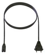 BACHMANN Netzanschlussleitung 1,5m 2,5A 251.173 2x0,75qmm sw IP20 Euro-Steck