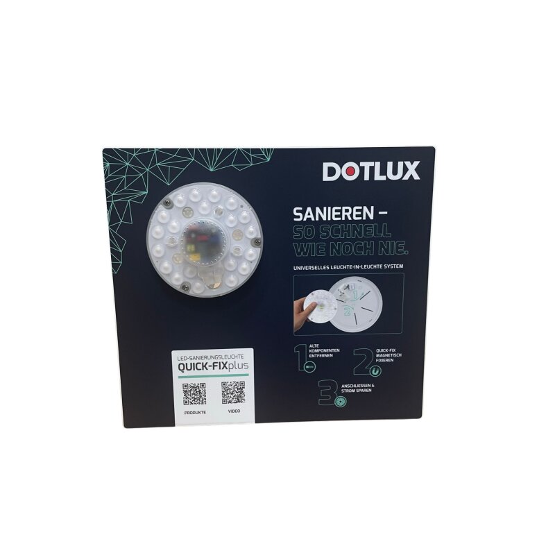 DOTLUX Musteraufsteller L350mm B165mm QUICK-FIXplus 4684-1 H305mm
