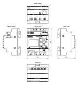SIEMENS SPS-Steuerung modular 8digiEing LOGO! 6ED1052-1CC08-0BA2 20,4-28,8VDC