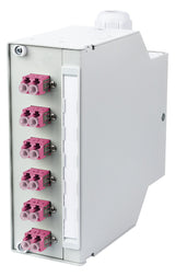METZ CONNECT LWL-Patchpanel 6f LC-D OM4 15024A77506-E Hutschiene m.Pigtails