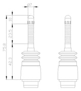 SIEMENS Antriebskopf Federstab 3SE5000-0AR03