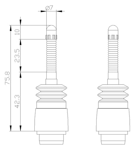 SIEMENS Antriebskopf Federstab 3SE5000-0AR03