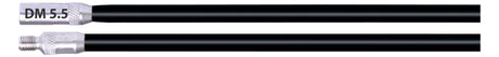 RUNPOTEC Runpo Stick 2x1m schwarz/mittel 10044