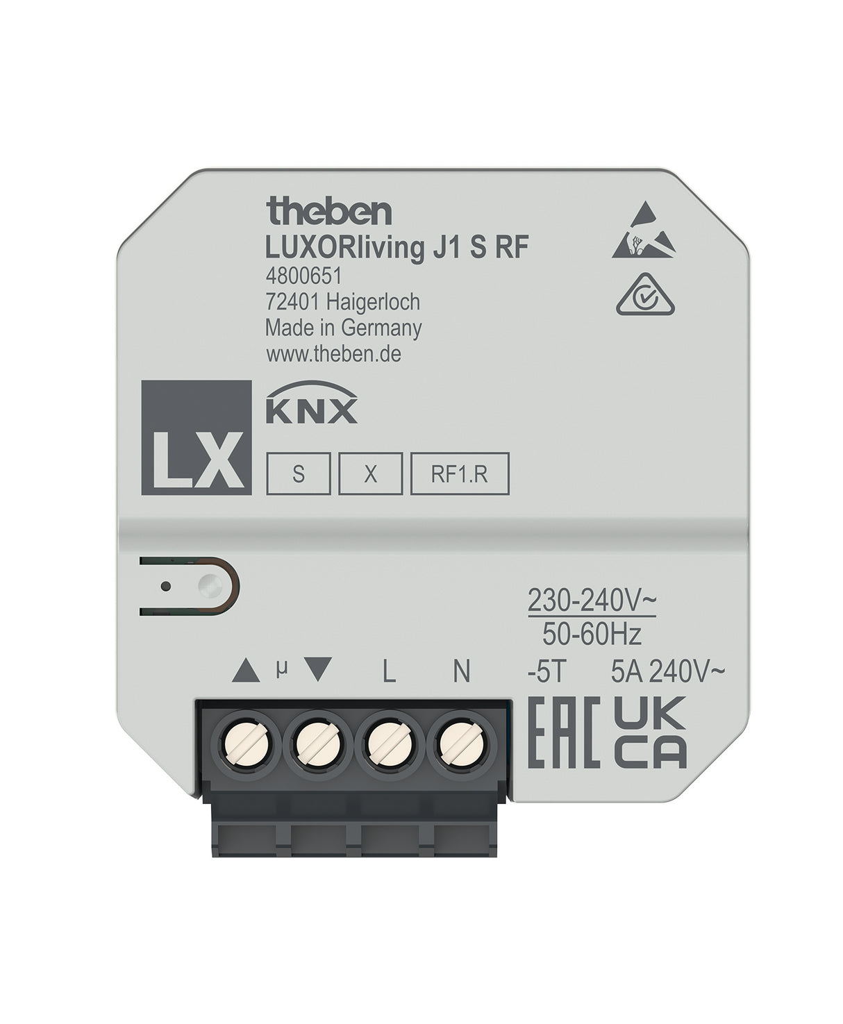 THEBEN Jalousieaktor KNX LUXORliving UP LUXORliving J1 S RF Bussystem KNX-RF (Fu
