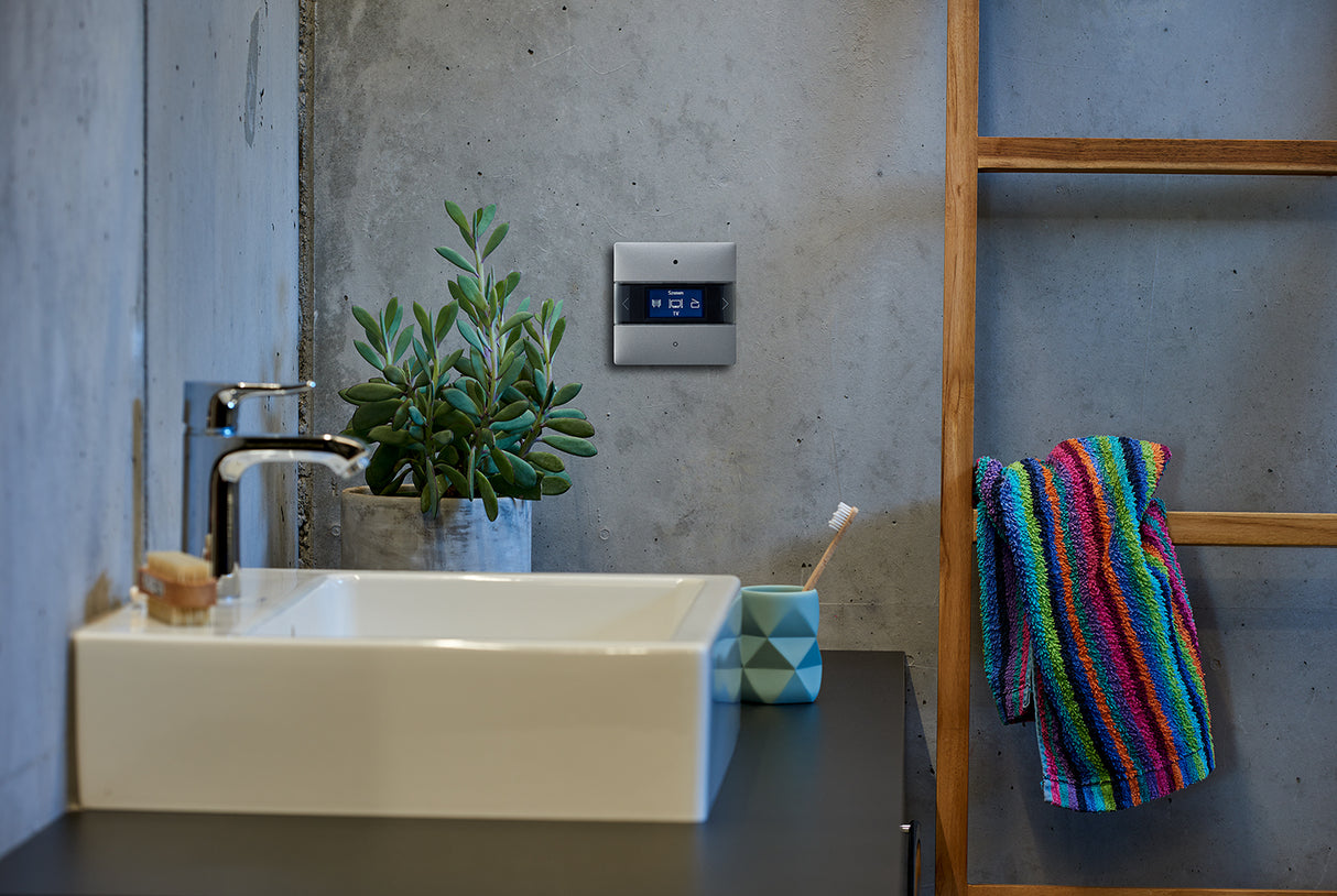 THEBEN Raumtemperaturregler UP KNX si mt iON 108 KNX SR Basis+v.Abdeckpl LED