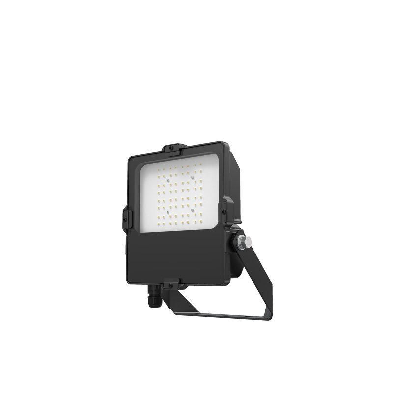 DOTLUX LED-Anbaustrahler 50W Konv 1LED LENSplus 4864-130090 sw 3000K ws 6620lm