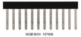 WEIDMÜLLER Querverbinder 24p sw schraub WQB B/24 isol m.Berühr.schutz