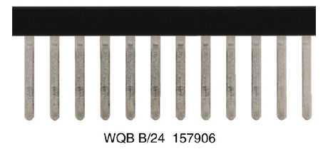 WEIDMÜLLER Querverbinder 24p sw schraub WQB B/24 isol m.Berühr.schutz