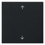GIRA Bedienelement 1f sw m.Abd mt System 3000 5361005 f.Jalousieeins