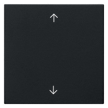 GIRA Bedienelement 1f sw m.Abd mt System 3000 5361005 f.Jalousieeins