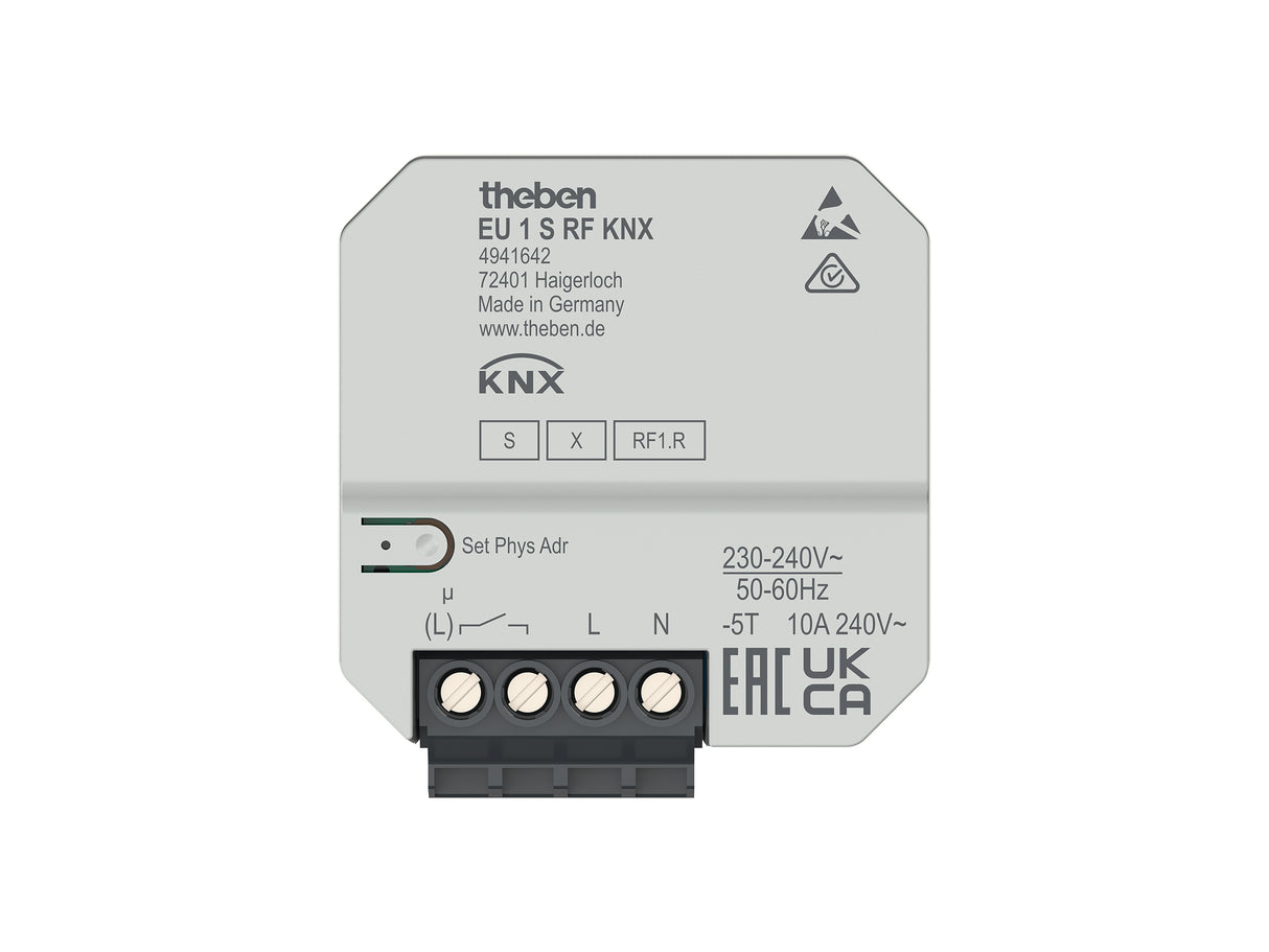 THEBEN Heizungsaktor UP 1Ausg 10A EU 1 S RF KNX Bussystem KNX-RF (Funk)