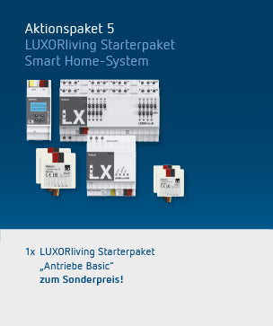 THEBEN REGZentralgerät KNX REG 2TE Paket LUXORliving Antriebe basic m.Displ