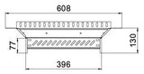 BETTERMANN Anbau-Abzweigstück ST RAA 640 FSK SW 60x400mm int.Verb