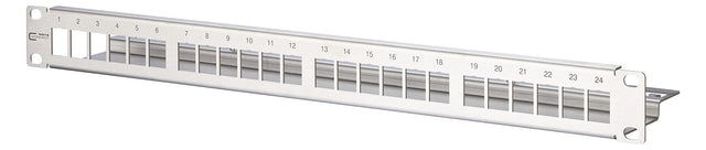 METZ CONNECT Patchpanel 1HE 24Ports 130A21-00-E Schirm 43,6x482,6x100mm