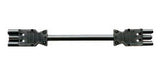 BACHMANN Verbindungskabel 3p H05VV-F sw 375.038 1,5qmm L2000mm