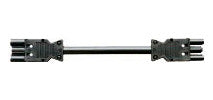 BACHMANN Verbindungskabel 3p H05VV-F sw 375.038 1,5qmm L2000mm