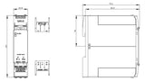 SIEMENS Schaltrelais 24-240V/AC 2W IP20 3RQ2000-1BW00 22,5x100x90mm Schraub