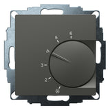 EBERLE Raumthermostat 230V 10A Öffner UTE 1003-Anthrazit-55 IP20 Bimetall