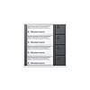 SIEDLE Tastenmodul 1+n 4RT dgr TM 612-4 DG 99x99x27mm