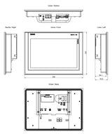 SIEMENS Grafik-Panel m.Farbdisplay DC 6AV2124-0MC01-0AX0 19,2-28,8V 2HW/IE