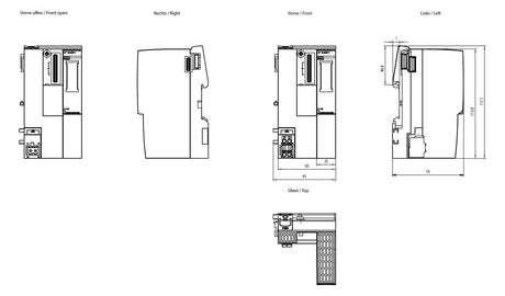 SIEMENS SPS-Kommunikations-Modul 1HW/IE 6GK7542-6UX00-0XE0