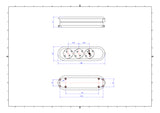 BACHMANN Steckdosenleiste 3f ws 35° IP20 385.270 qmm