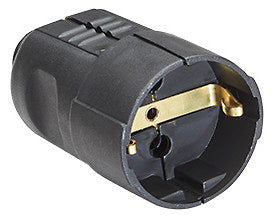BACHMANN Schutzkontaktkupplung Kst IP20 912.170 ger sw Schraubkl