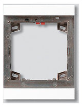 SIEDLE Rahmen-Türstation 1f UP ws Zink MR 611-1/1-0 W 99,5x131x27mm