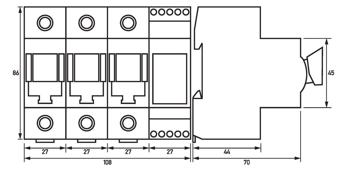 DOEPKE D0-Lasttrennschalter D02 3p 400V Tytan II D0-63-3/M 63A