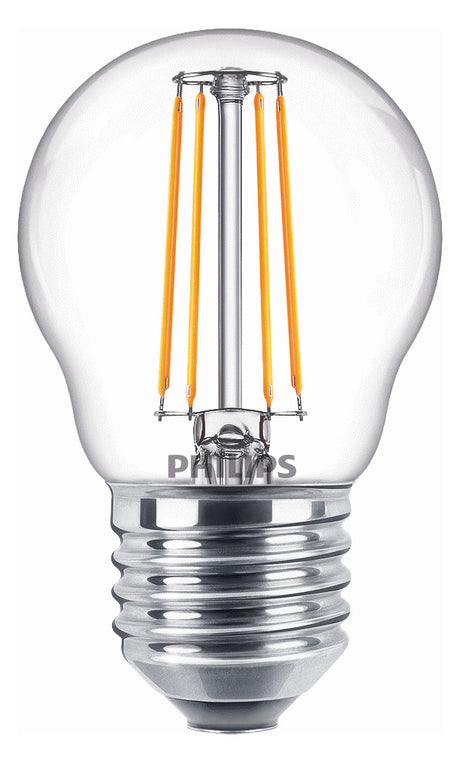 PHILIPS-LM LED-Kugellampe FM E27 P45 ws CorePro LEDLusterND4.3-40W E27 827P 4,3W