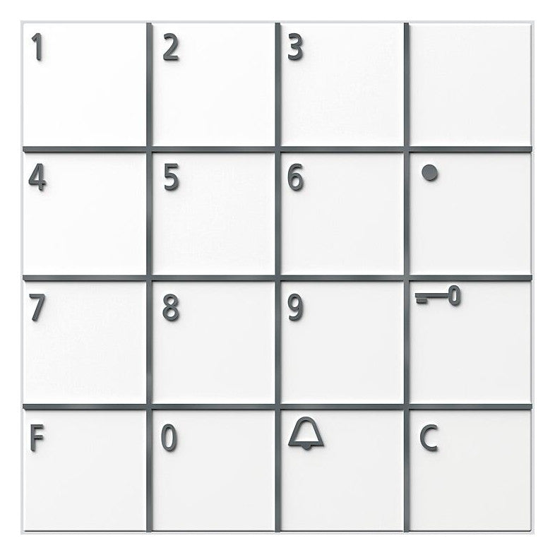 SIEDLE Codemodul Bus ws 99x99x27mm COM 611-02 W