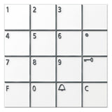 SIEDLE Codemodul Bus ws 99x99x27mm COM 611-02 W