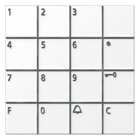 SIEDLE Codemodul Bus ws 99x99x27mm COM 611-02 W