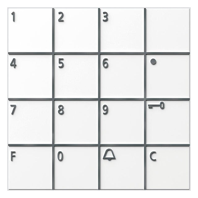SIEDLE Codemodul Bus ws 99x99x27mm COM 611-02 W