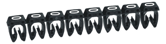 LEGRAND Kabelmarkierung 0 sw Kabel Kst Legrand 038220  1,38-1,78mm 5,6x3mm 0