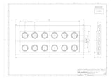 SPELSBERG Einführungsflansch Kst unbeh GFL 351-m 320x119mm Kabelverschr
