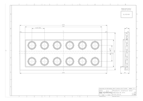SPELSBERG Einführungsflansch Kst unbeh GFL 351-m 320x119mm Kabelverschr