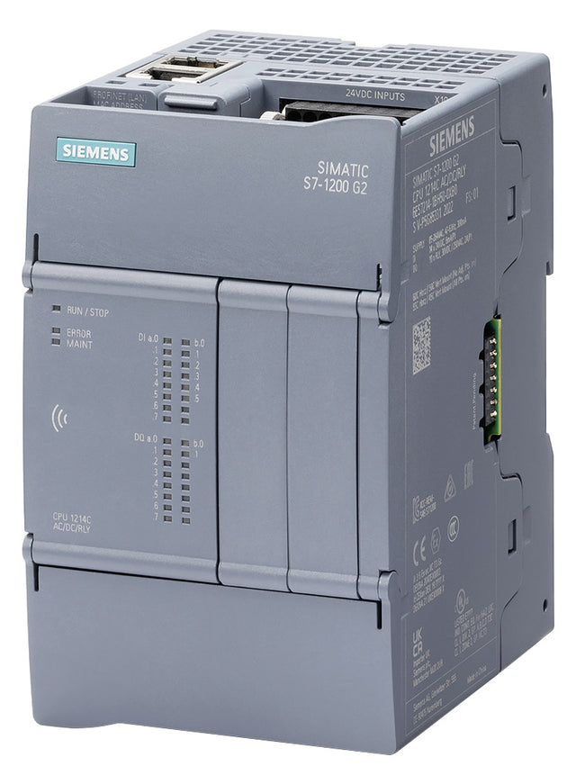 SIEMENS SPS-Steuerung kompakt 14digiEing 6ES7214-1AH50-0XB0 20,4-28,8VDC