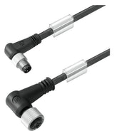 WEIDMÜLLER Sensor-Aktorkabel 4p 3m M8 SAIL-M8WM12W-4-3.0U Male abgew M12 PUR