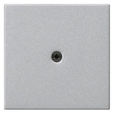 GIRA Zentralplatte Kabelausl alu System 55 027426 Schraubbef