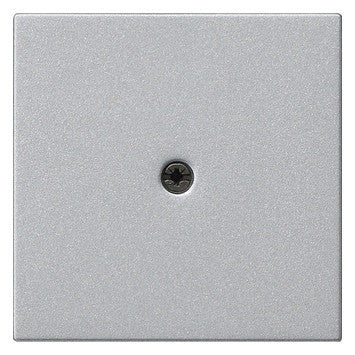 GIRA Zentralplatte Kabelausl alu System 55 027426 Schraubbef